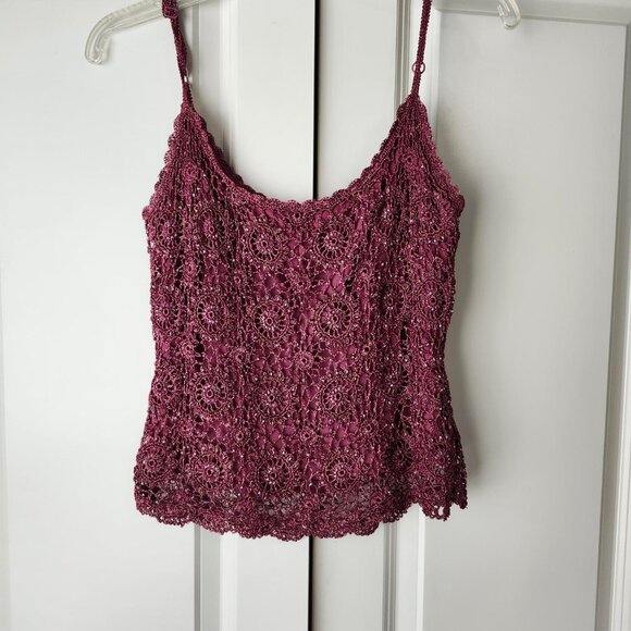 Vintage Carmen Marc Valvo Formal Beaded Top - Size Large - Picture 5 of 8